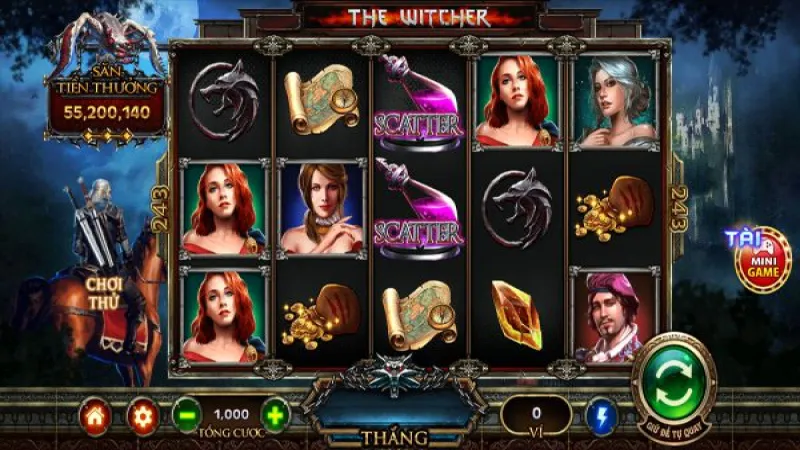 Bieu tuong wild khi choi the witcher tai Go88