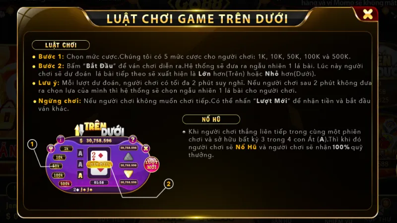 Tinh on dinh tuyet voi khi choi tren duoi Go88